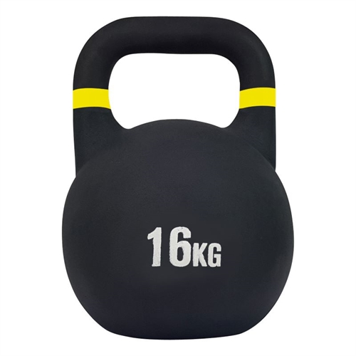 Tunturi Competetion Kettlebell - 16 kg i sort og gul