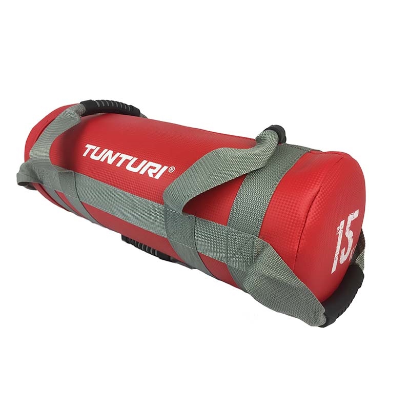 Tunturi Power Bag - 15 kg i rød