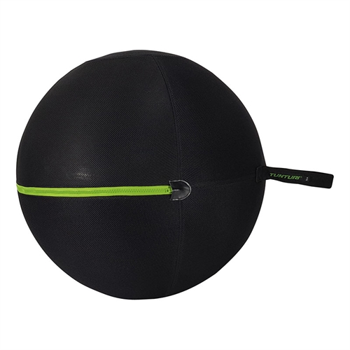Tunturi Træningsbold Cover med lynlås - 75cm i sort lukket