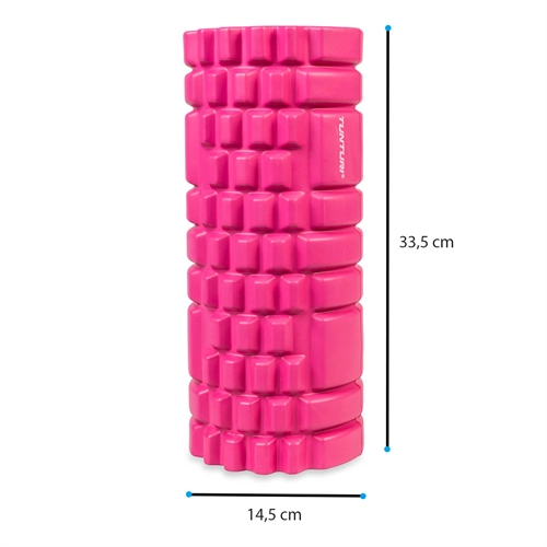 Mål på Tunturi Yoga Grid Foamroller - 33 cm /Pink