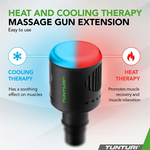 Tunturi Heat&Cool Hoved til Massagepistol  varme