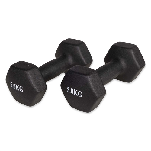 ASG Neoprene Håndvægte - 2 x 5 kg