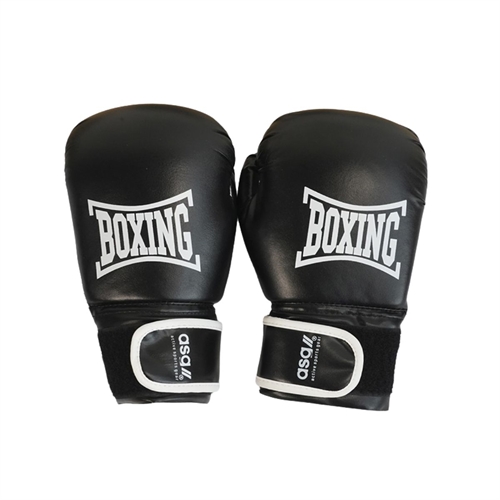 Handsker med hvide detaljer