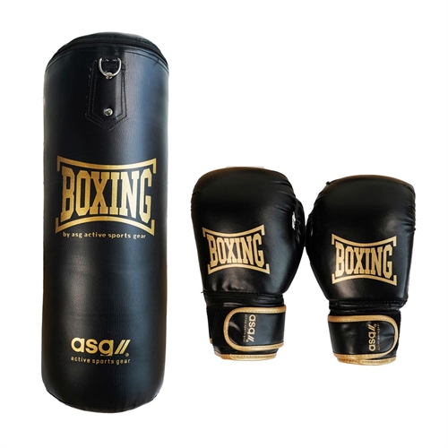 ASG Junior Boksesæt (Sort/Guld)