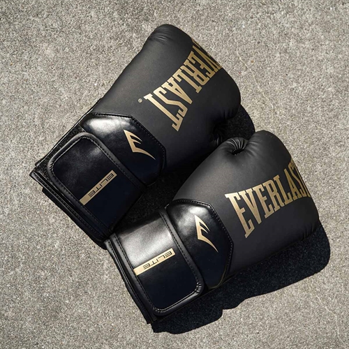  Everlast Elite 2 Boksehandsker - Sort/Guld miljø