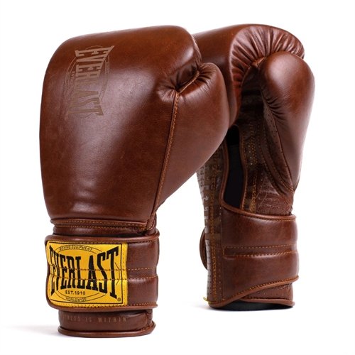 Sæt af Everlast 1910 Hook & Loop Sparringshandsker - Brun