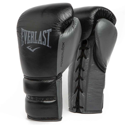 Everlast Powerlock Pro Kamp Boksehandsker - Sort