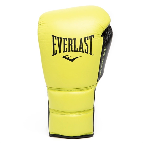 Everlast Powerlock Pro Kamp Boksehandsker - Neon logo