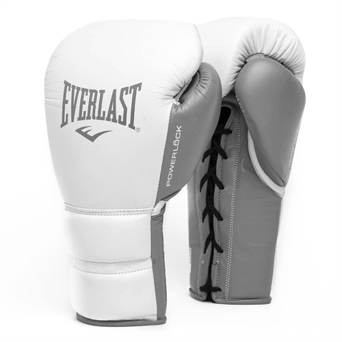 Everlast Powerlock Pro Kamp Boksehandsker - Hvid