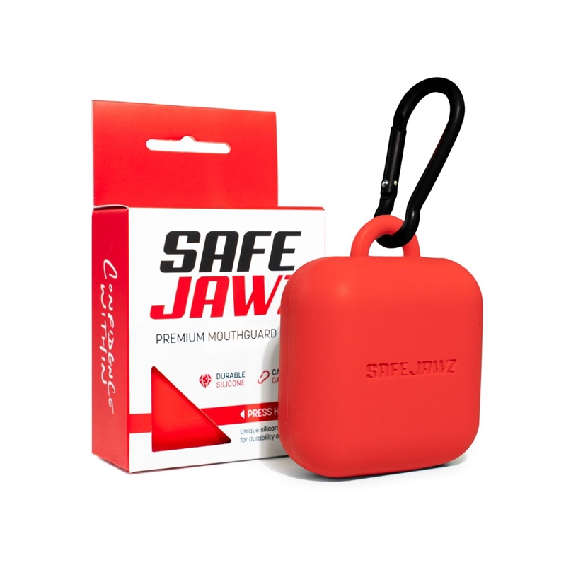 Safejawz Etui til Tandbeskytter - Rød