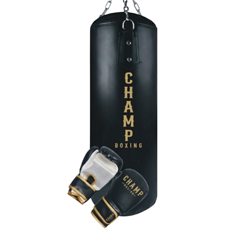 Champ Junior Boksesæt 15 kg – Sort/Guld