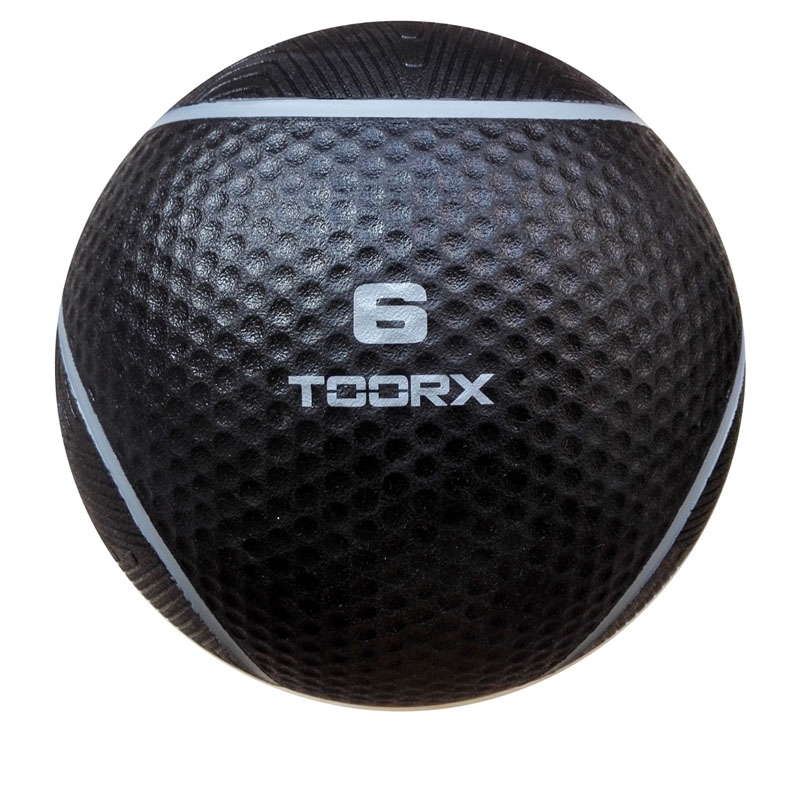 Toorx Medicinbold - 6 kg i sort og grå