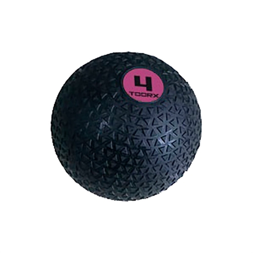 Toorx Slam Træningsbold - 4 kg / Ø 23 cm i sort og lilla