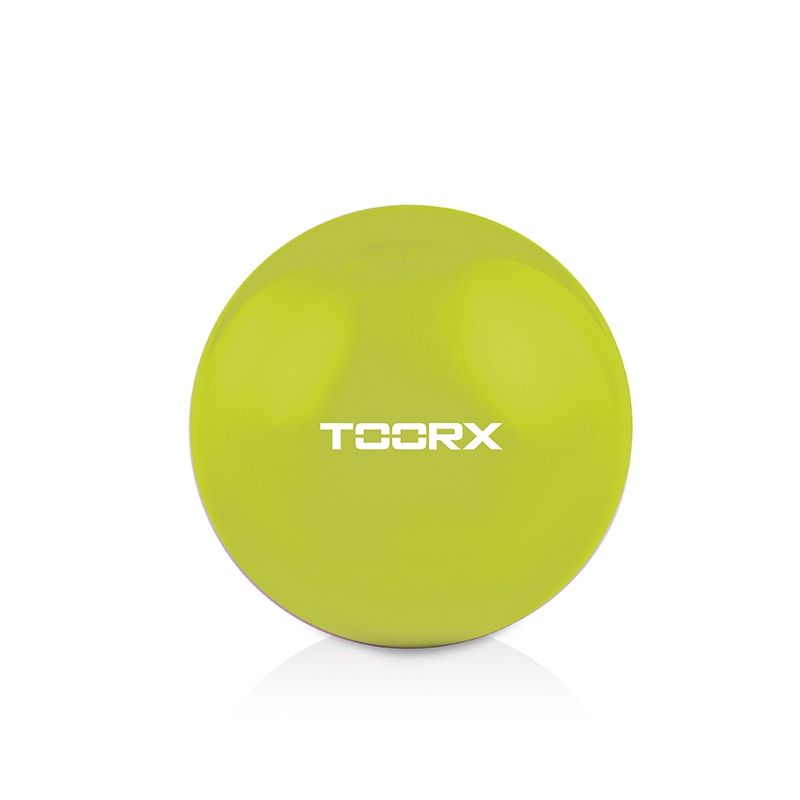 Toorx Toning Træningsbold  - 1 kg i limegrøn